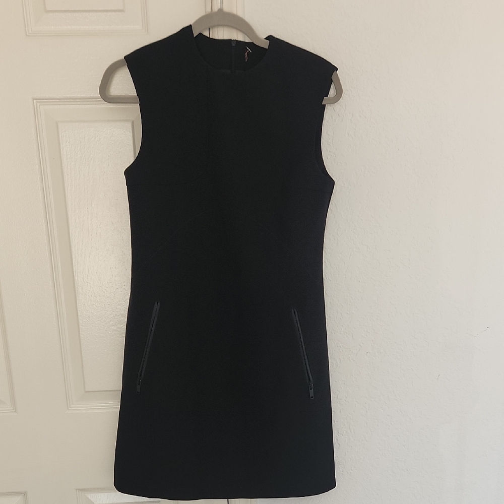 ✨️ Louis Vuitton Uniform Black Cocktail Dress Sz Medium - Picture 2 of 11